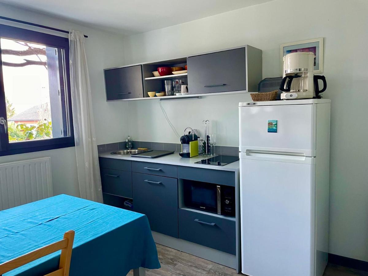 Appartement Independant 30 M² A 500M Du Lac, 2 Velos Et Parking Fournis Sévrier Dış mekan fotoğraf